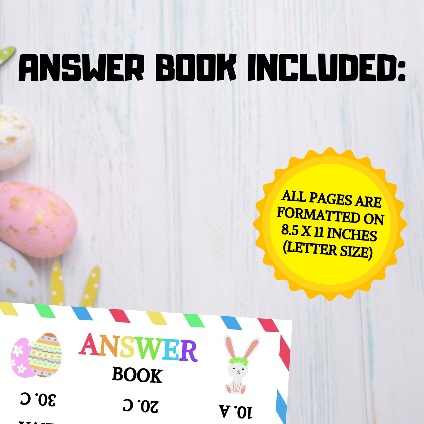 Easter Trivia Game | Easter Knowledge Quiz Printable