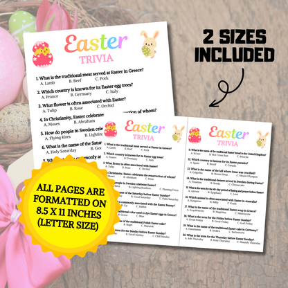 Easter Trivia Game | Easter Party Trivia Quiz