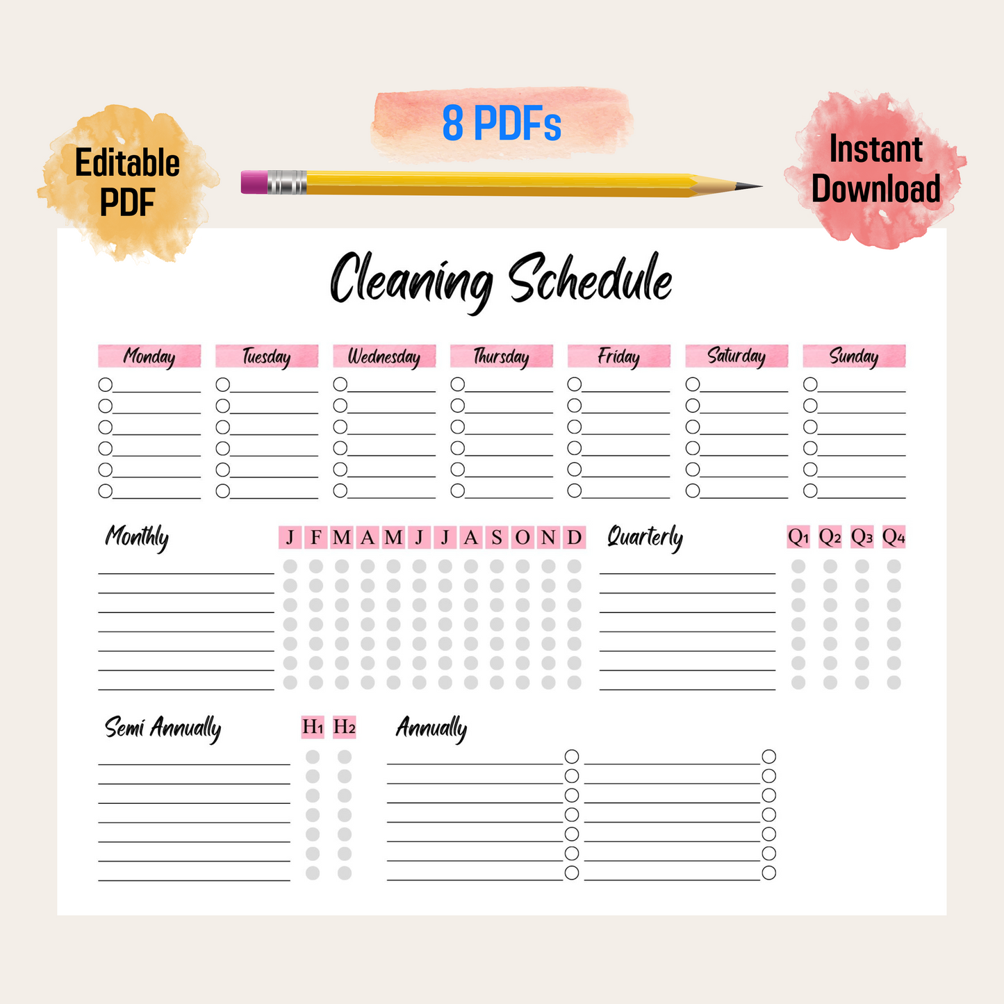 Customizable Cleaning Schedule Rainbow Color Printable, For Daily Week – Funny Print For You customizable-cleaning-schedule-rainbow-color-printable-for-daily-week-funny-print-for-you