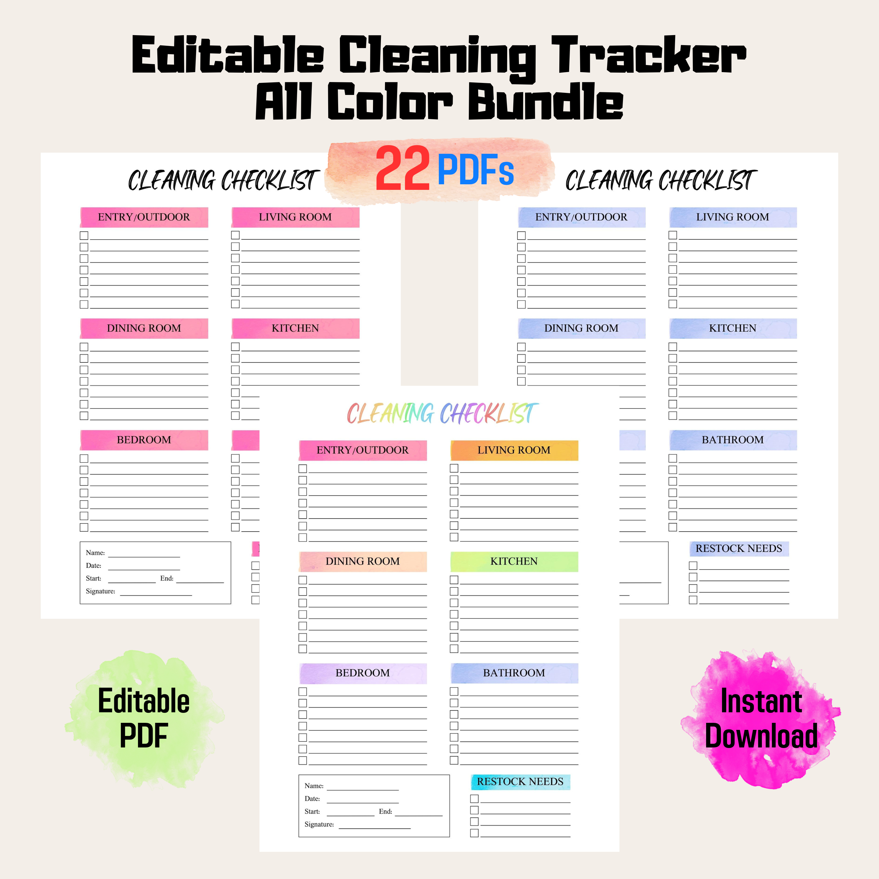 Airbnb Cleaning Schedule Template Airbnb Cleaning Schedule Template