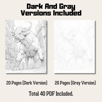 Festival of San Fermin Coloring Book 1: Festival of San Fermin Dark And Gray Versions Demo