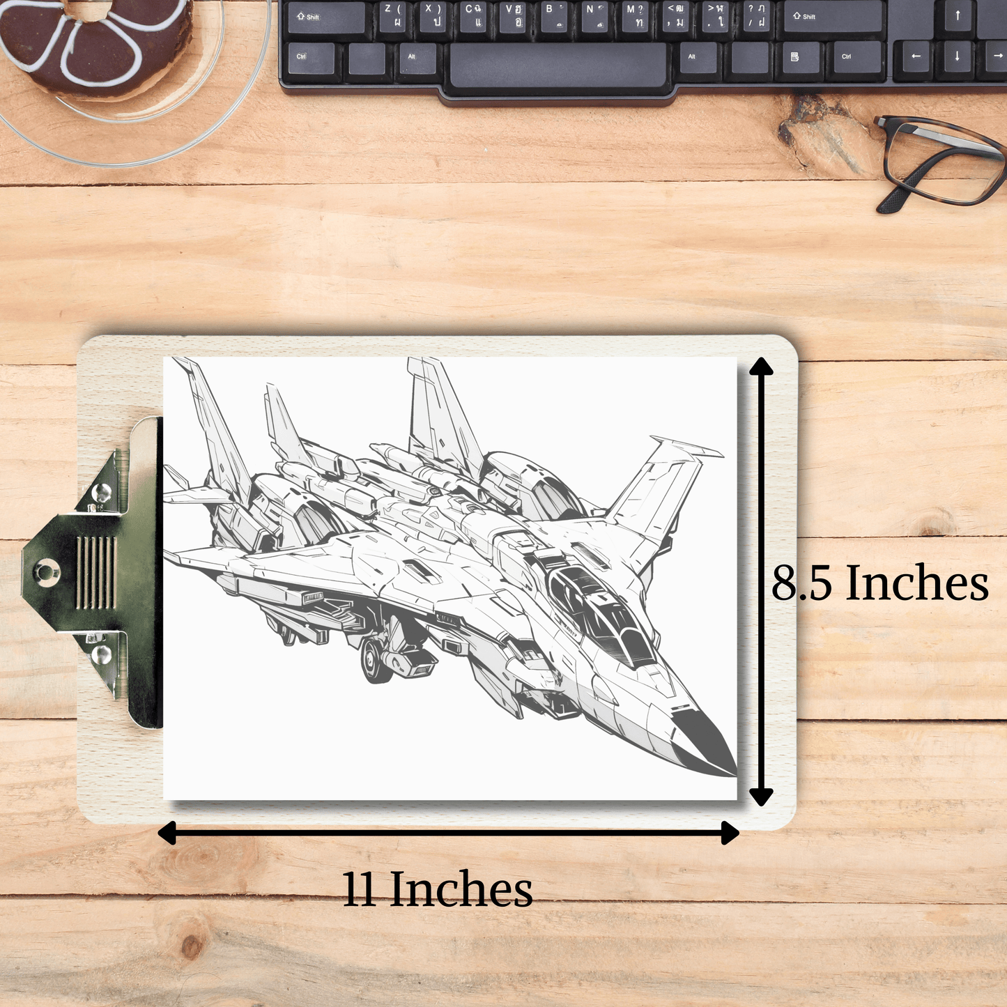 Epic Fighter Jet Coloring Book, Inspire Creativity and Learning with Action-Packed Aircraft Designs