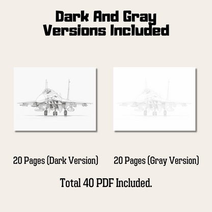 Epic Fighter Jet Coloring Book, Inspire Creativity and Learning with Action-Packed Aircraft Designs