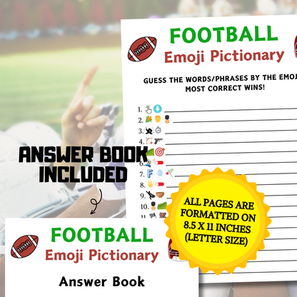 Football Games Bundle | Printable American Football Party Game