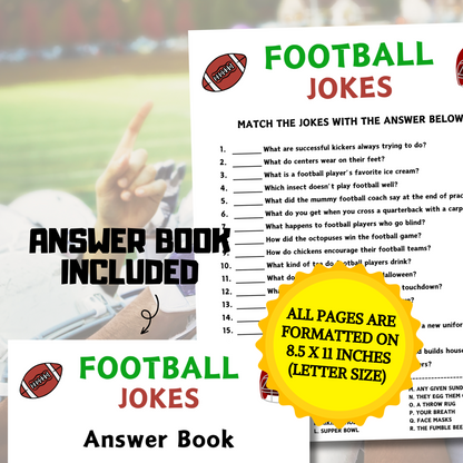 Football Jokes Game | American Football Riddles Game
