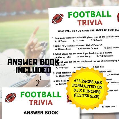 Football Trivia Game | American Football Knowledge Quiz Game