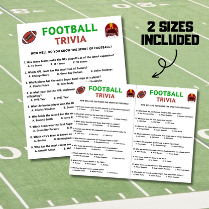 Football Trivia Game | American Football Knowledge Quiz Game