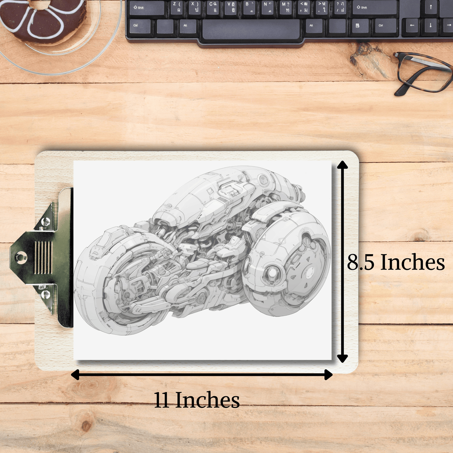 Epic Future Motorbike Coloring Book, Future Style Autocycle Coloring Pages for All Ages PDF