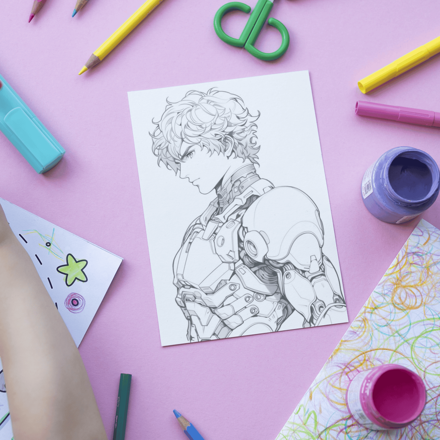 Greek God Cronus Coloring Book 1: Cronus Print Out Demo