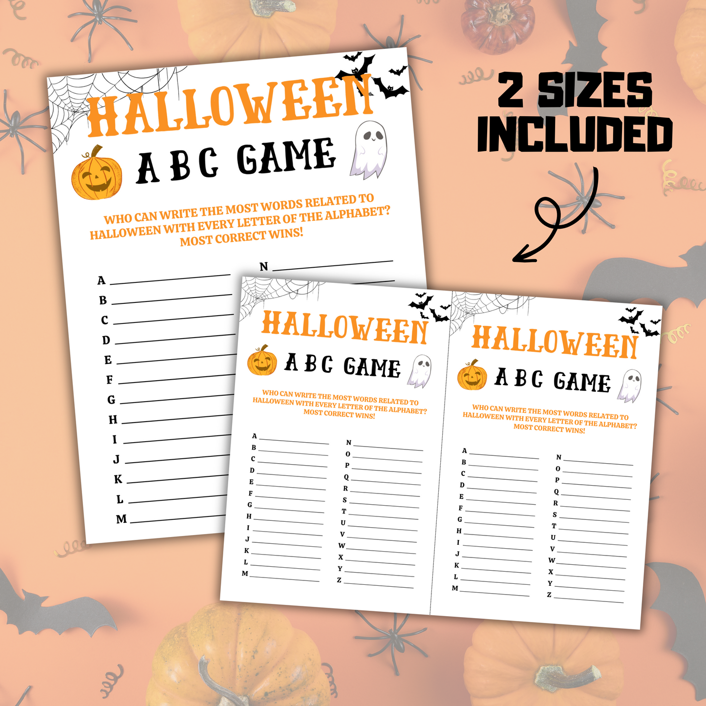 Halloween ABC Game | A To Z Race Game