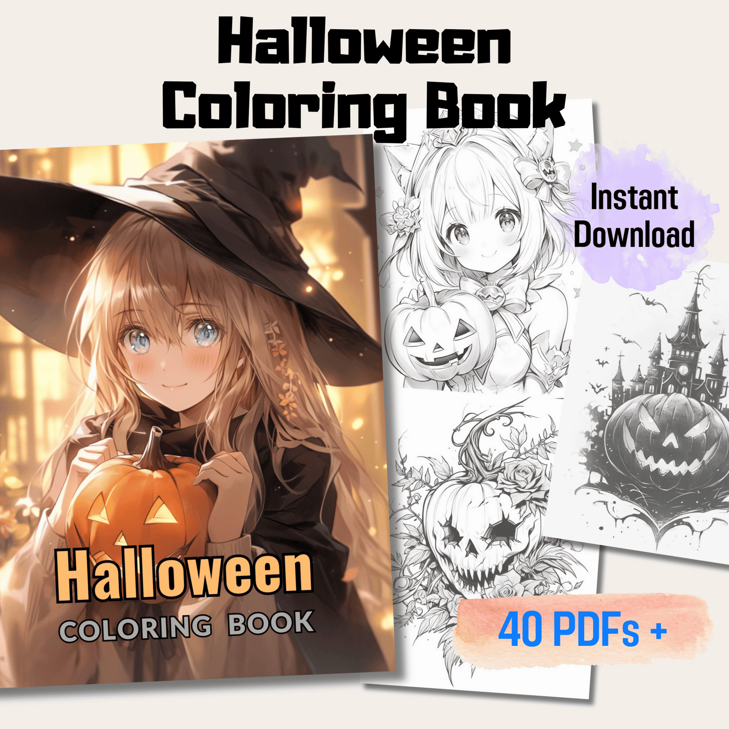 Halloween Coloring Book 1: Halloween