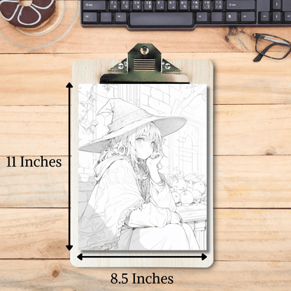 Halloween Coloring Book 2: Halloween Print Out Size Demo