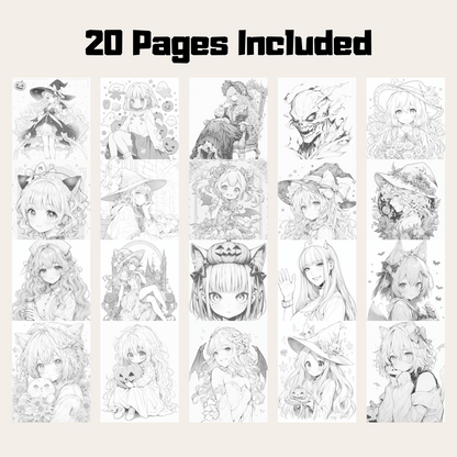 Halloween Coloring Book 2: Halloween 20 Pages Included