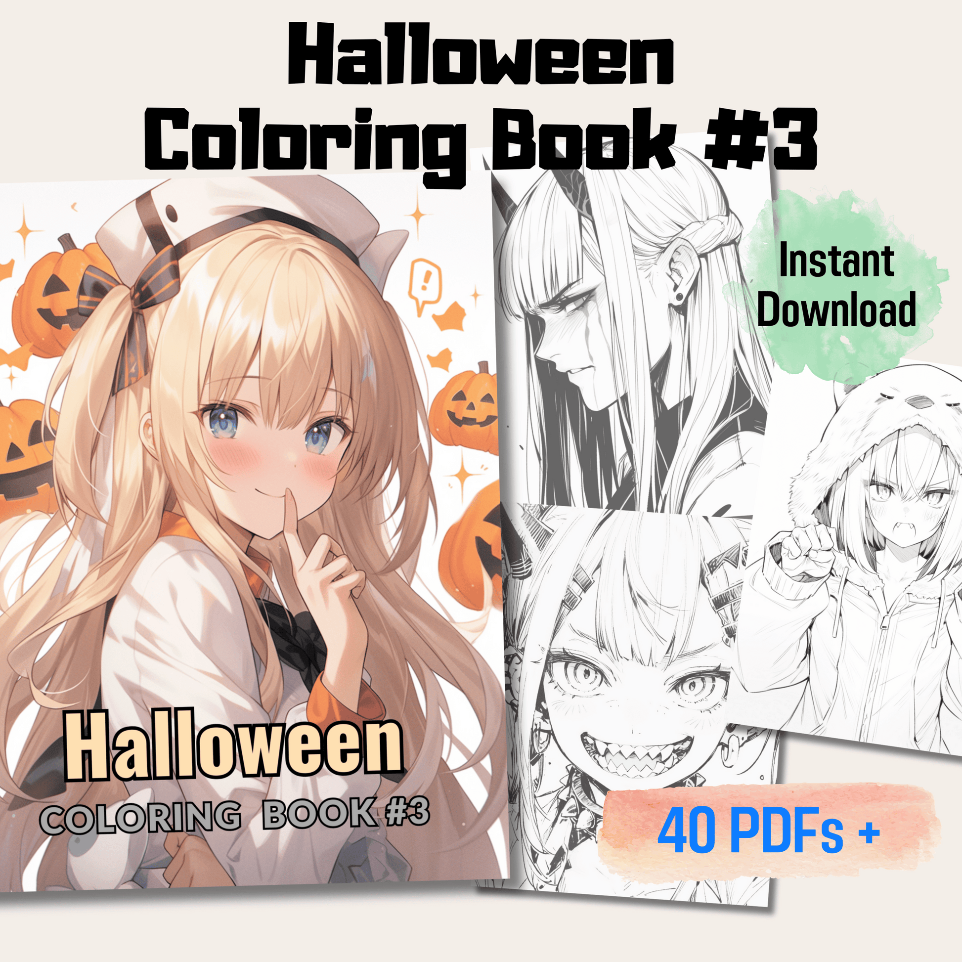 Halloween Coloring Book 3: Halloween