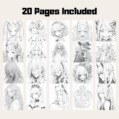 Halloween Coloring Book 3: Halloween 20 Pages Included