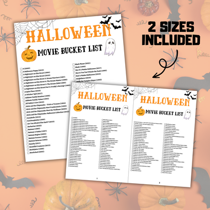 Halloween Movie Bucket List | Halloween Scary Movie Night