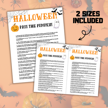 Halloween Pass The Prize Game | Halloween Pass The Poem Game