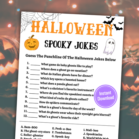 Halloween Spooky Jokes Game | Hilarious Halloween Game