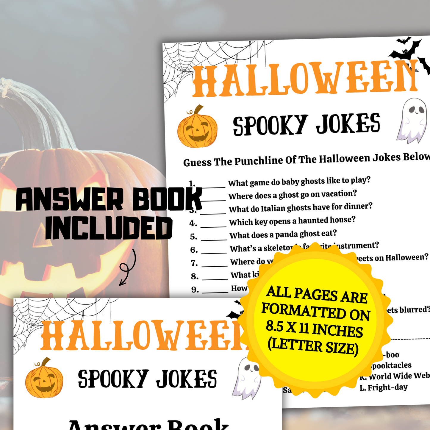 Halloween Spooky Jokes Game | Hilarious Halloween Game