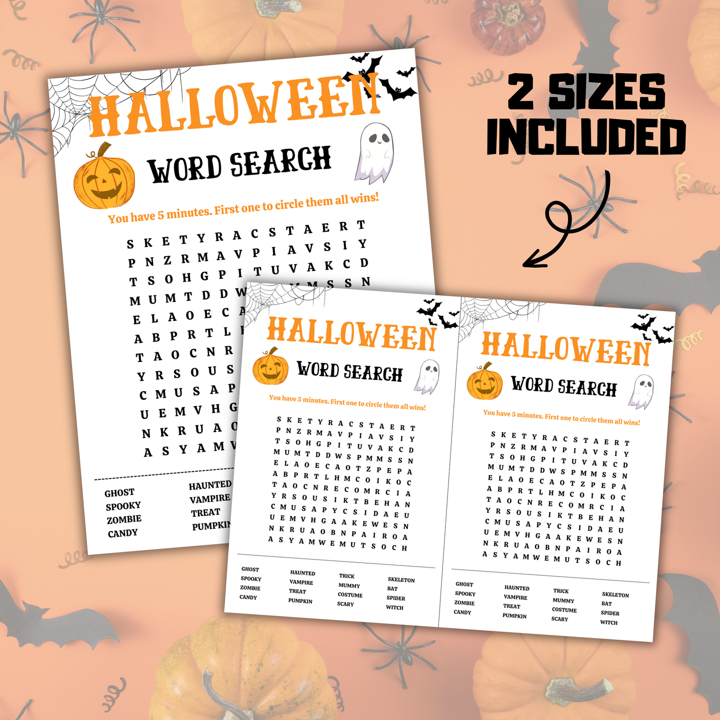 Halloween Word Search Game | Halloween Word Search Puzzle