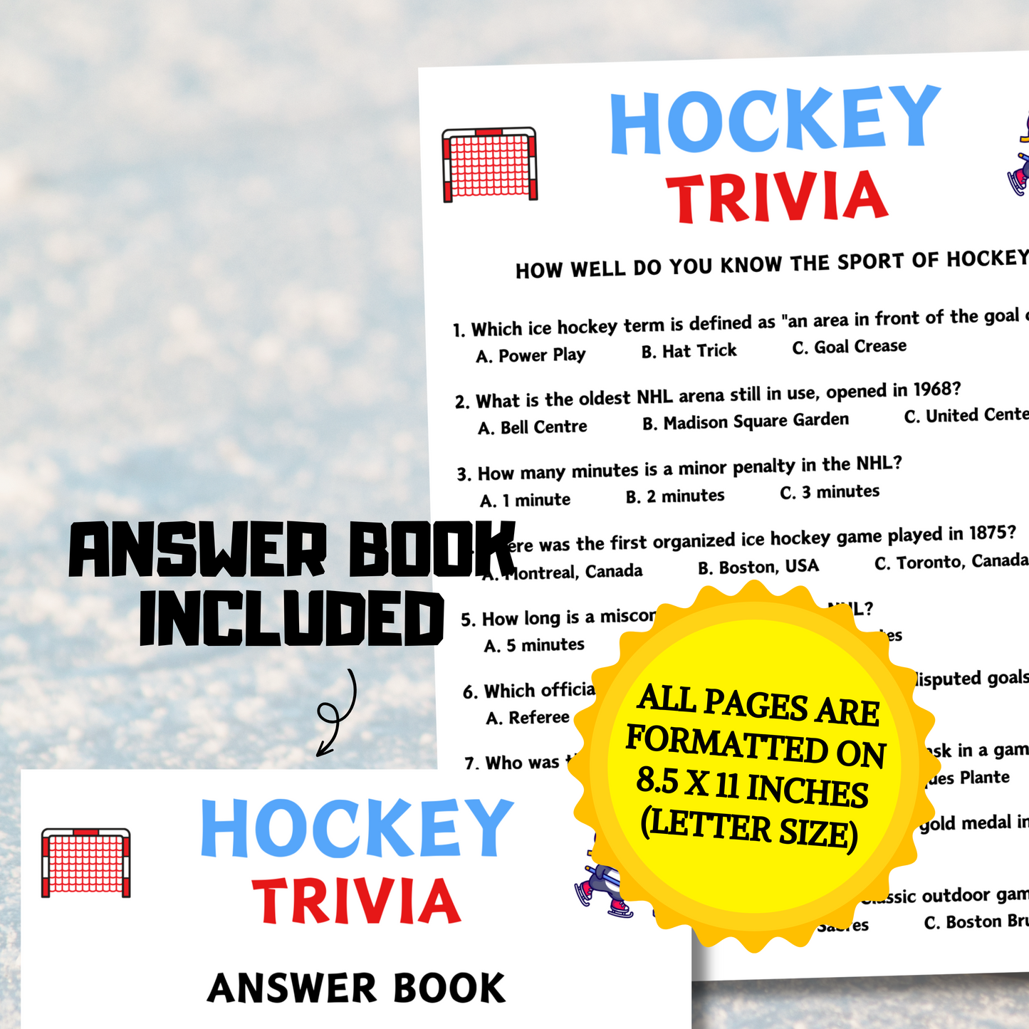 Hockey Trivia Game | Hockey Knowledge Quiz Game