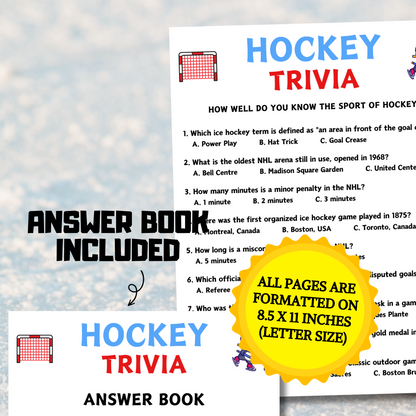Hockey Trivia Game | Hockey Knowledge Quiz Game