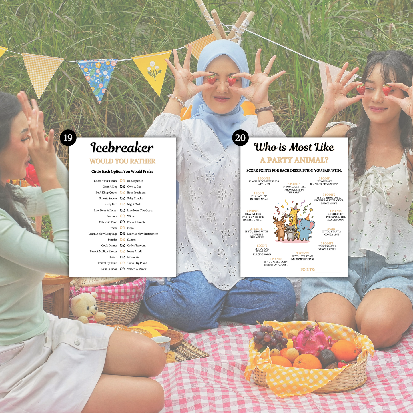 Icebreaker Games Bundle | Printable Icebreaker Party Game