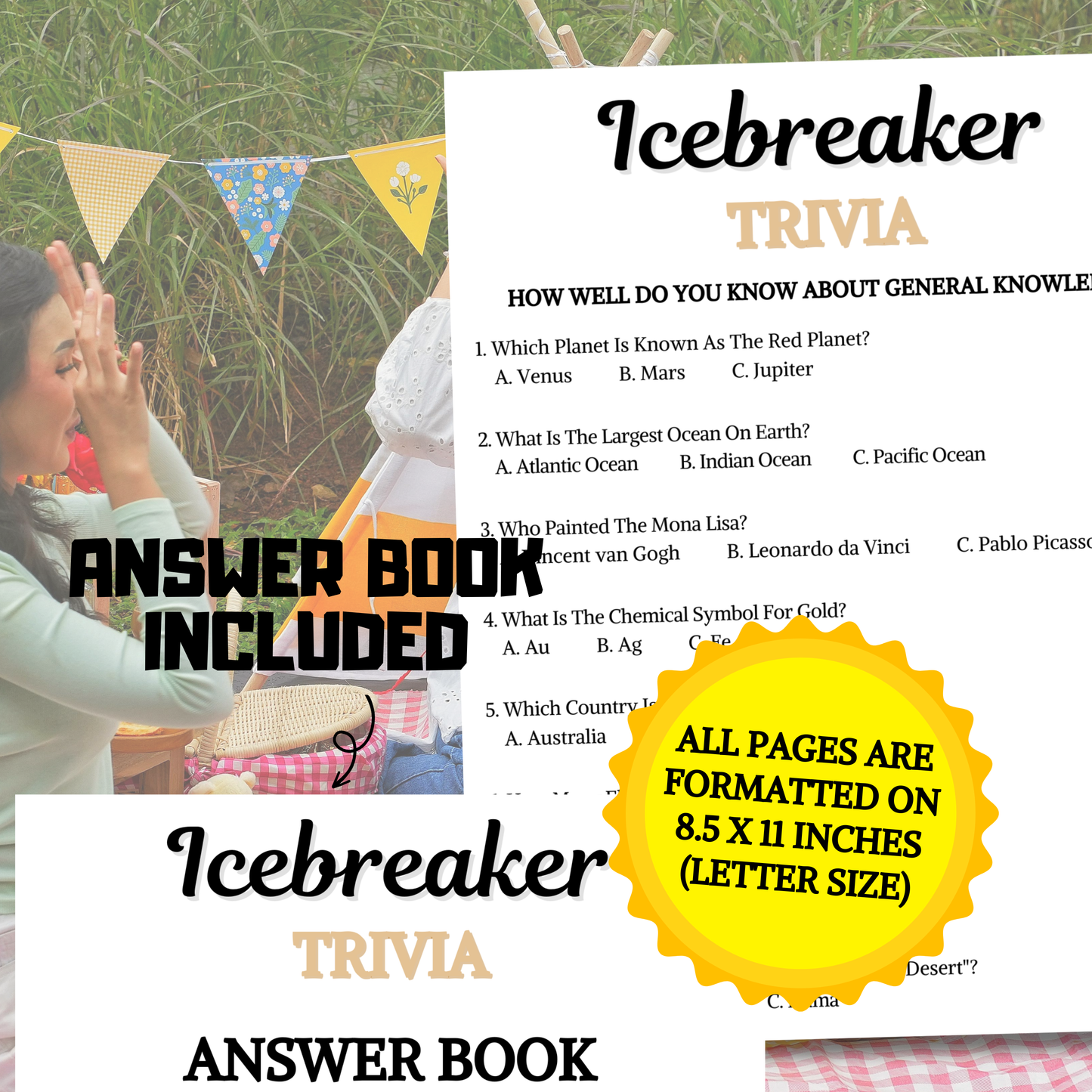 Icebreaker Games Bundle | Printable Icebreaker Party Game