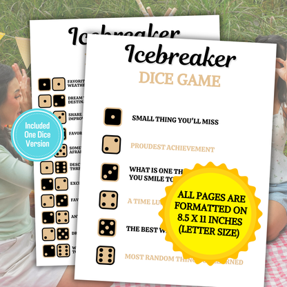 Icebreaker Games Bundle | Printable Icebreaker Party Game