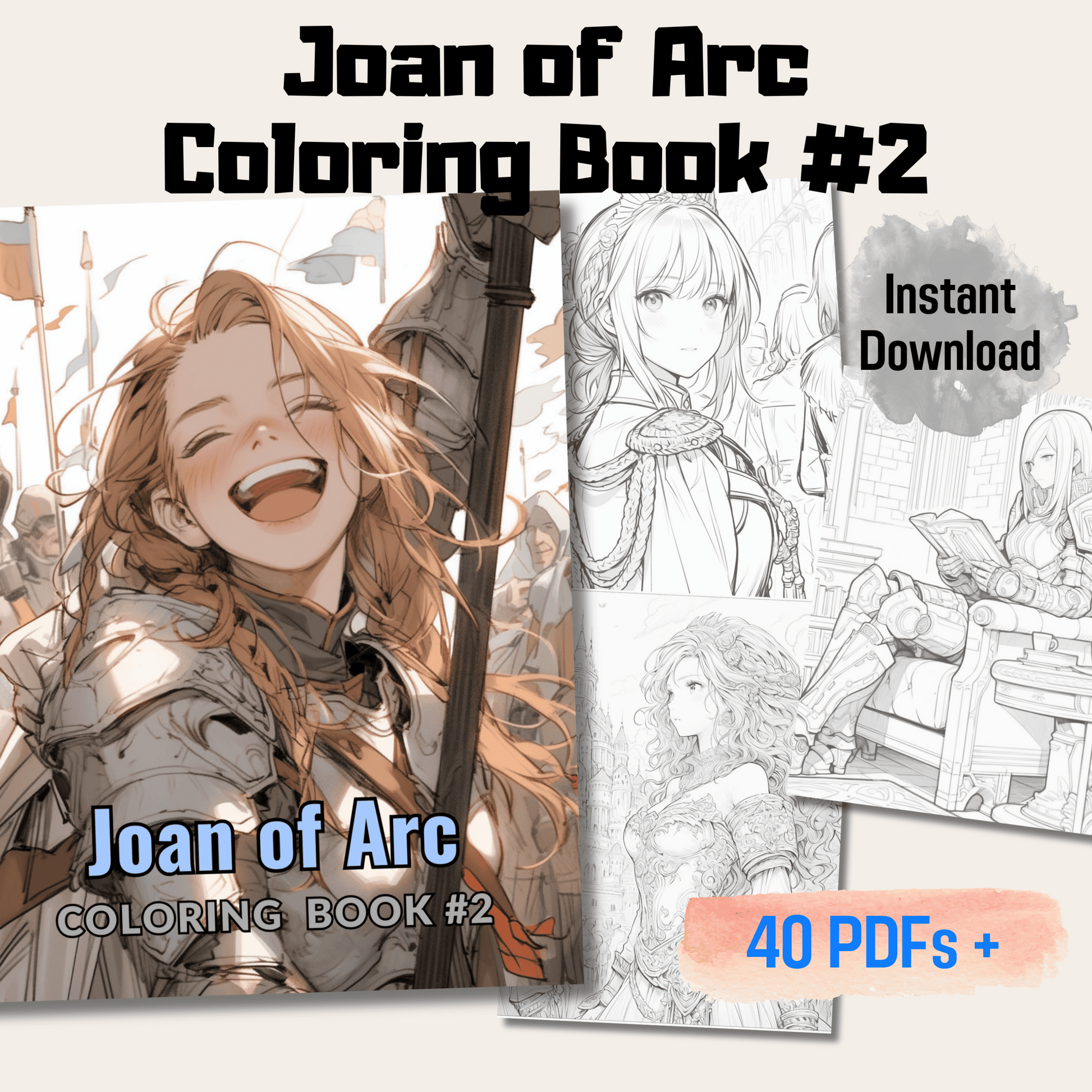 Joan of Arc Coloring Book 2: Joan of Arc