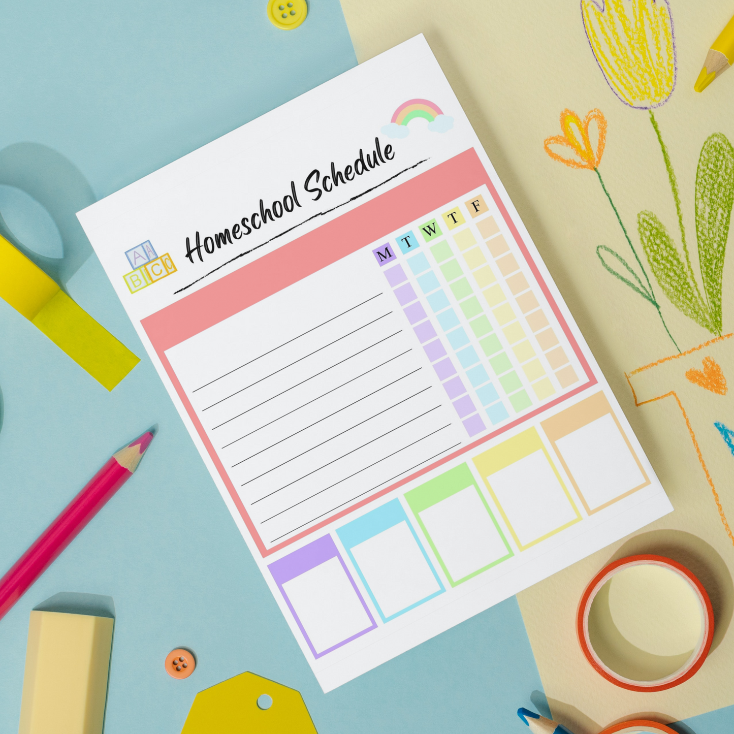 Kids Daily Checklist 4: Print Out Demo