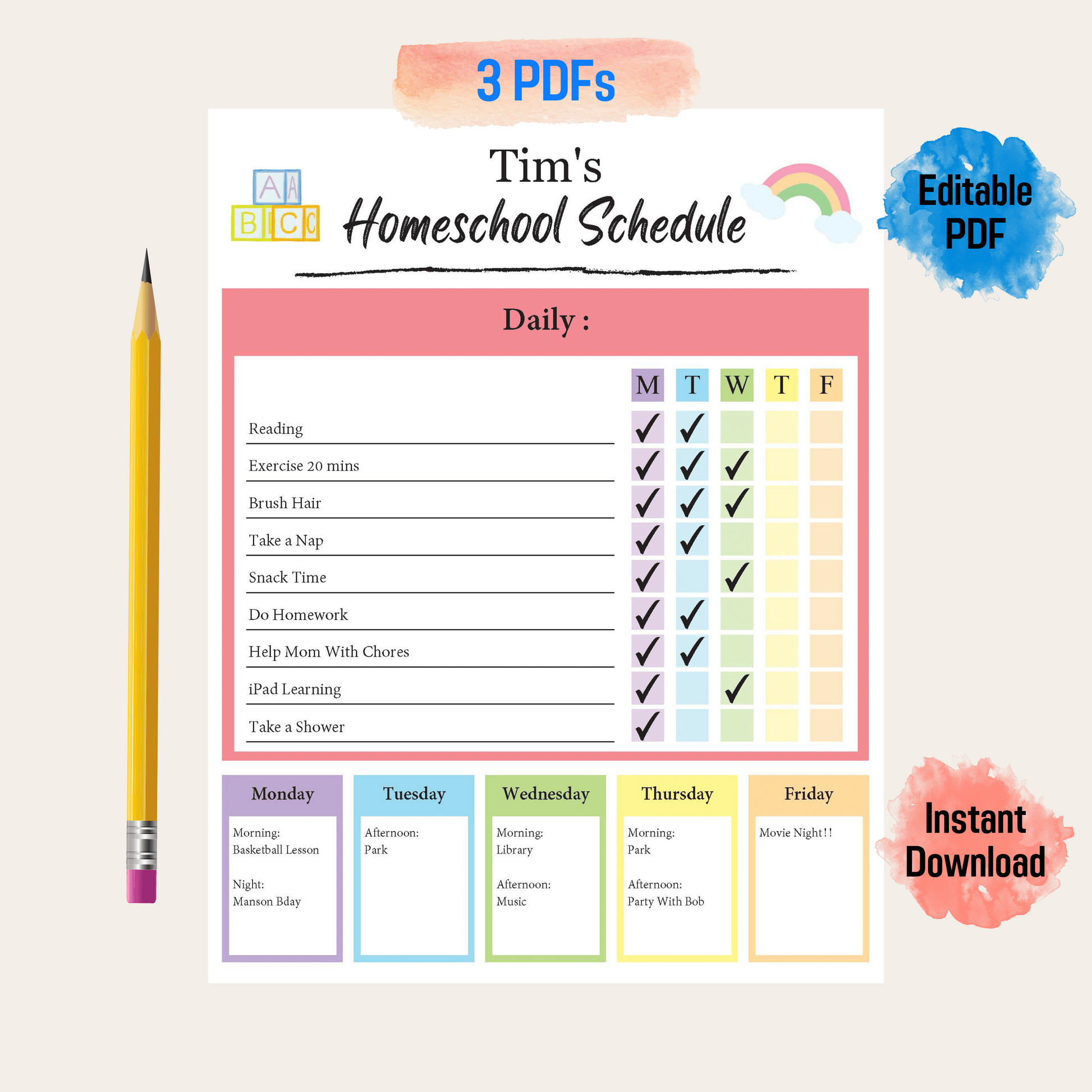 Kids Homeschool Schedule, Homeschool Planner To Do List, Kids Teens Ad – Funny Print For You kids-homeschool-schedule-homeschool-planner-to-do-list-kids-teens-ad-funny-print-for-you