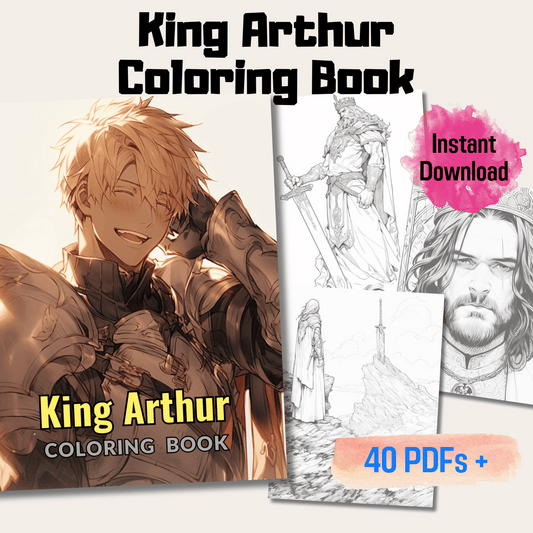 King Arthur Coloring Book 1: King Arthur