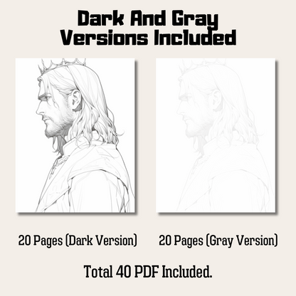 King Arthur Coloring Book 2: King Arthur Dark And Gray Versions Demo