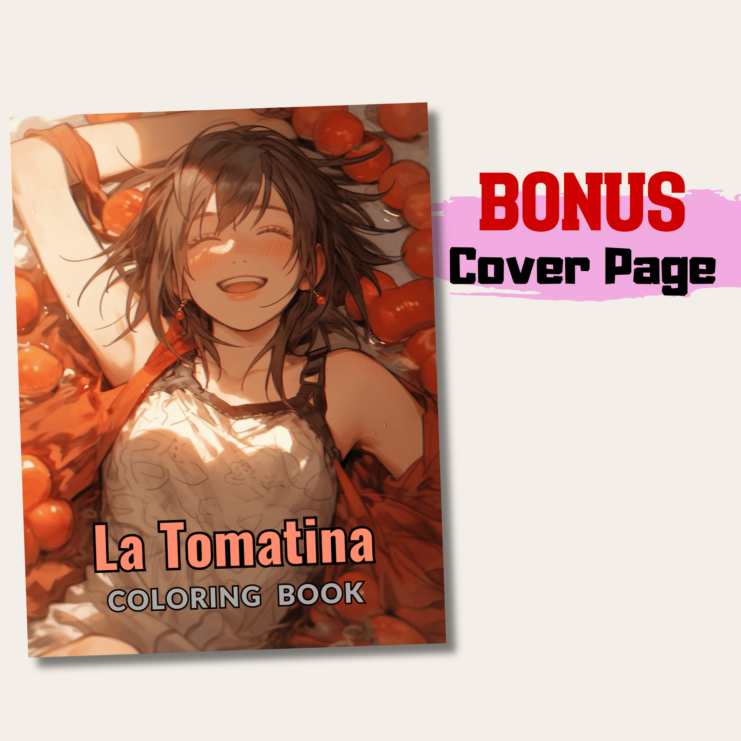 La Tomatina Coloring Book 1: La Tomatina Cover Page