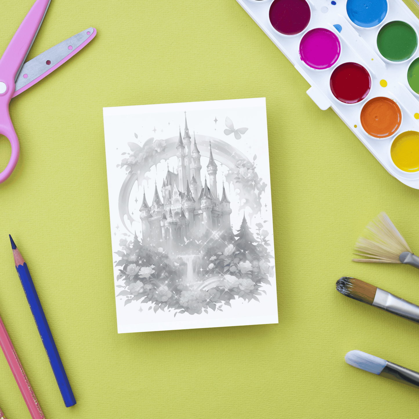 Magic Castle Coloring Book, Ideal Gift for Art Lovers and Fantasy Enthusiasts