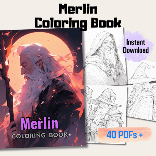 Merlin Coloring Book 1: Merlin