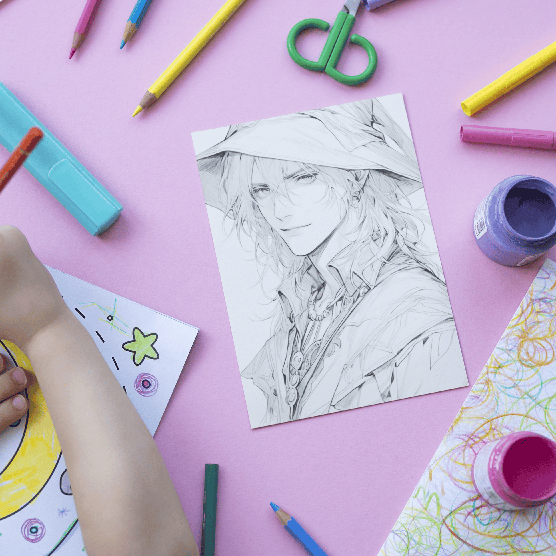 Merlin Coloring Book 2: Merlin Print Out Demo