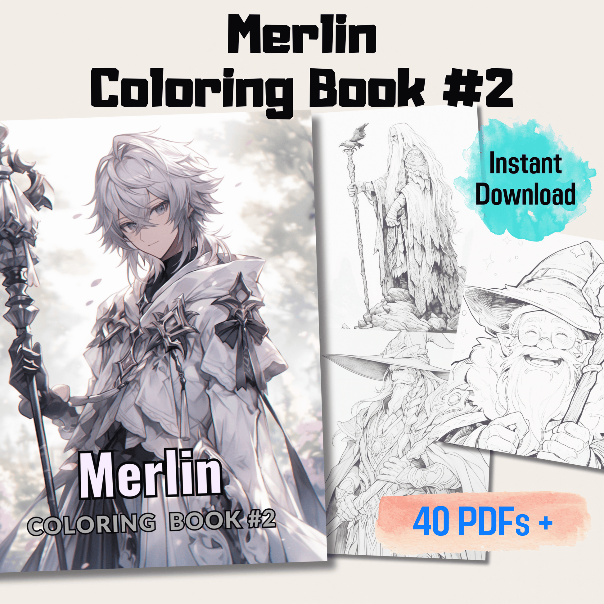 Merlin Coloring Book 2: Merlin