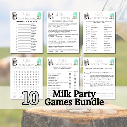 Milk Party Game Bundle | 10 Milk Party Games BEST Price Bundle
