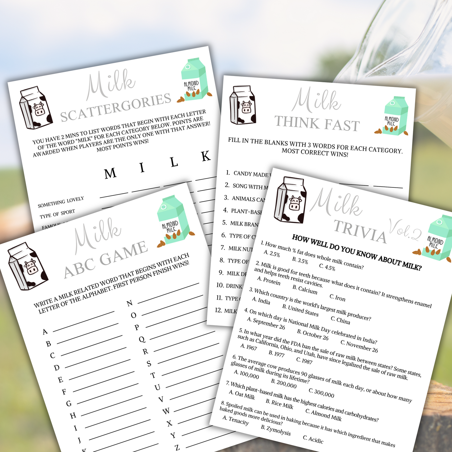 Milk Party Game Bundle | 10 Milk Party Games BEST Price Bundle