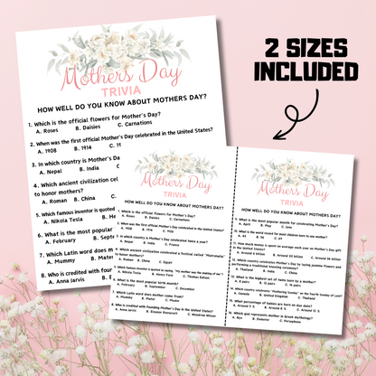 Mothers Day Trivia Game | Mother's Day Quiz for Adults & Kids