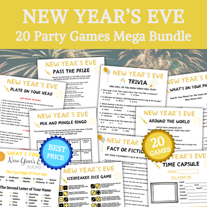 New Year's Eve Games Bundle | New Year Party For All Age