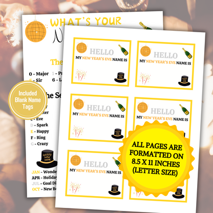 New Year's Eve Games Bundle | New Year Party For All Age