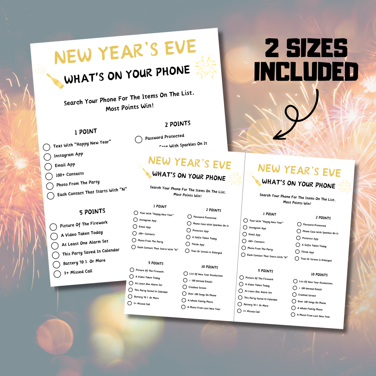 New Year's Eve What's On Your Phone Game | Office New Year Party Games