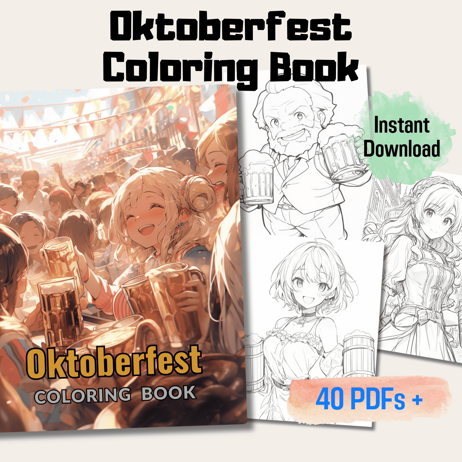 Oktoberfest Coloring Book 1: Oktoberfest