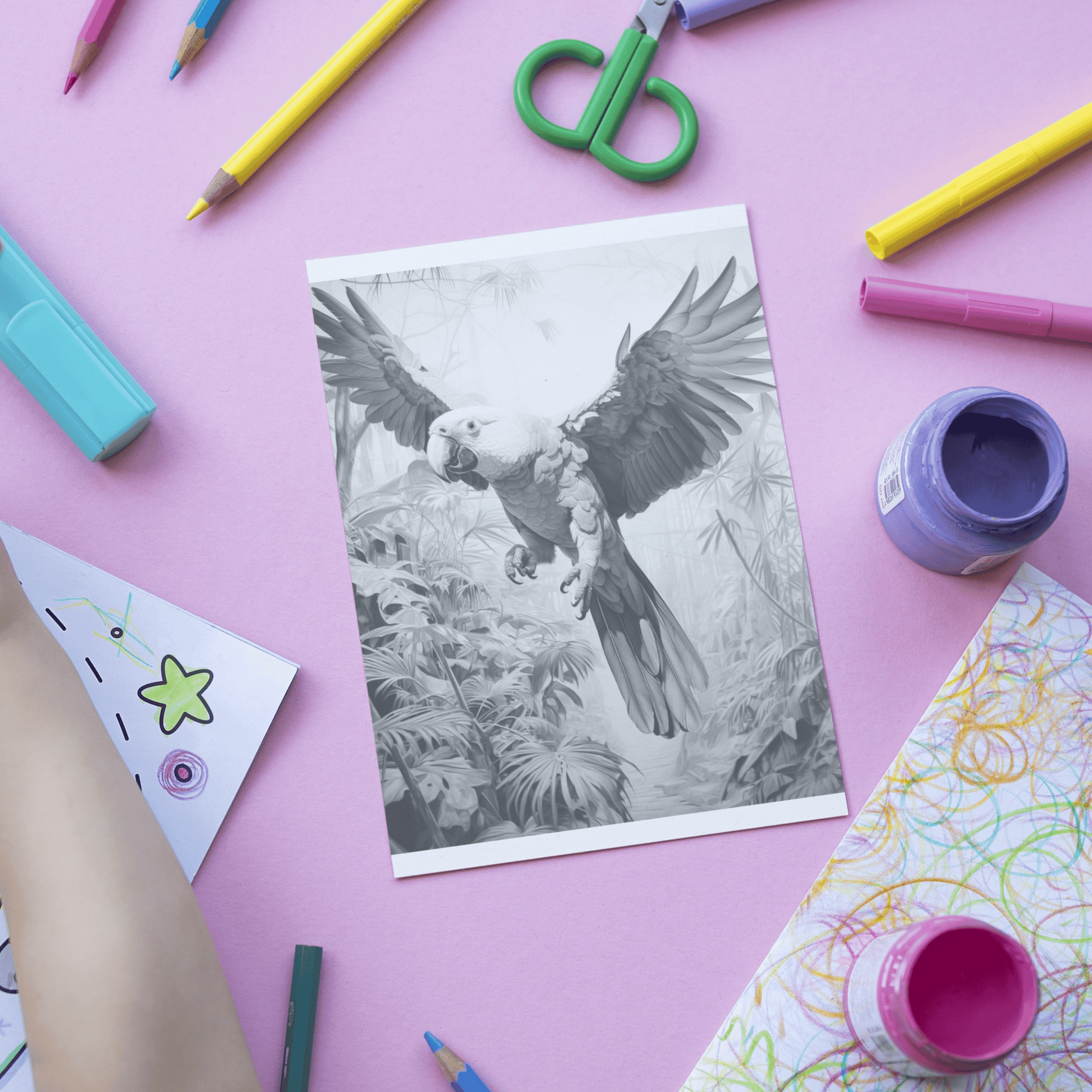 Realistic Bird Coloring Book 2: Bird Print Out Demo
