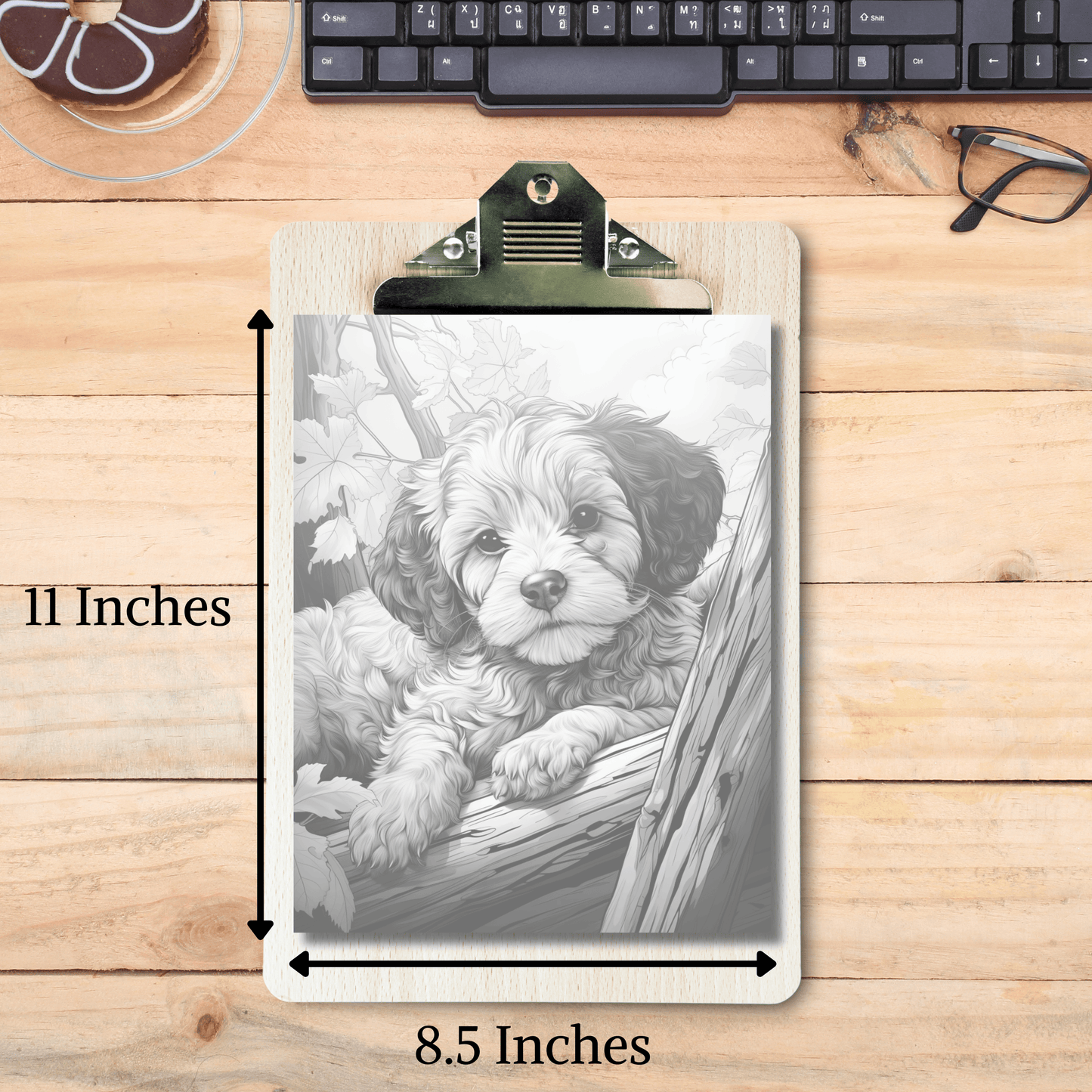 Realistic Poodle Coloring Book, Unleash Your Creativity with Lifelike Poodle Illustrations