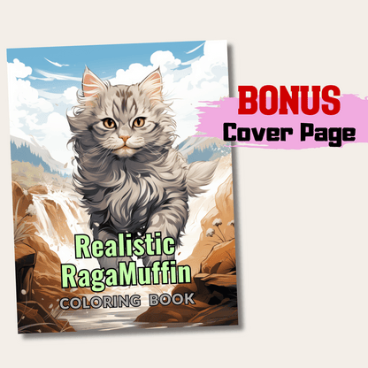 Realistic RagaMuffin Coloring Book, 20 RagaMuffin Grayscale Coloring Pages