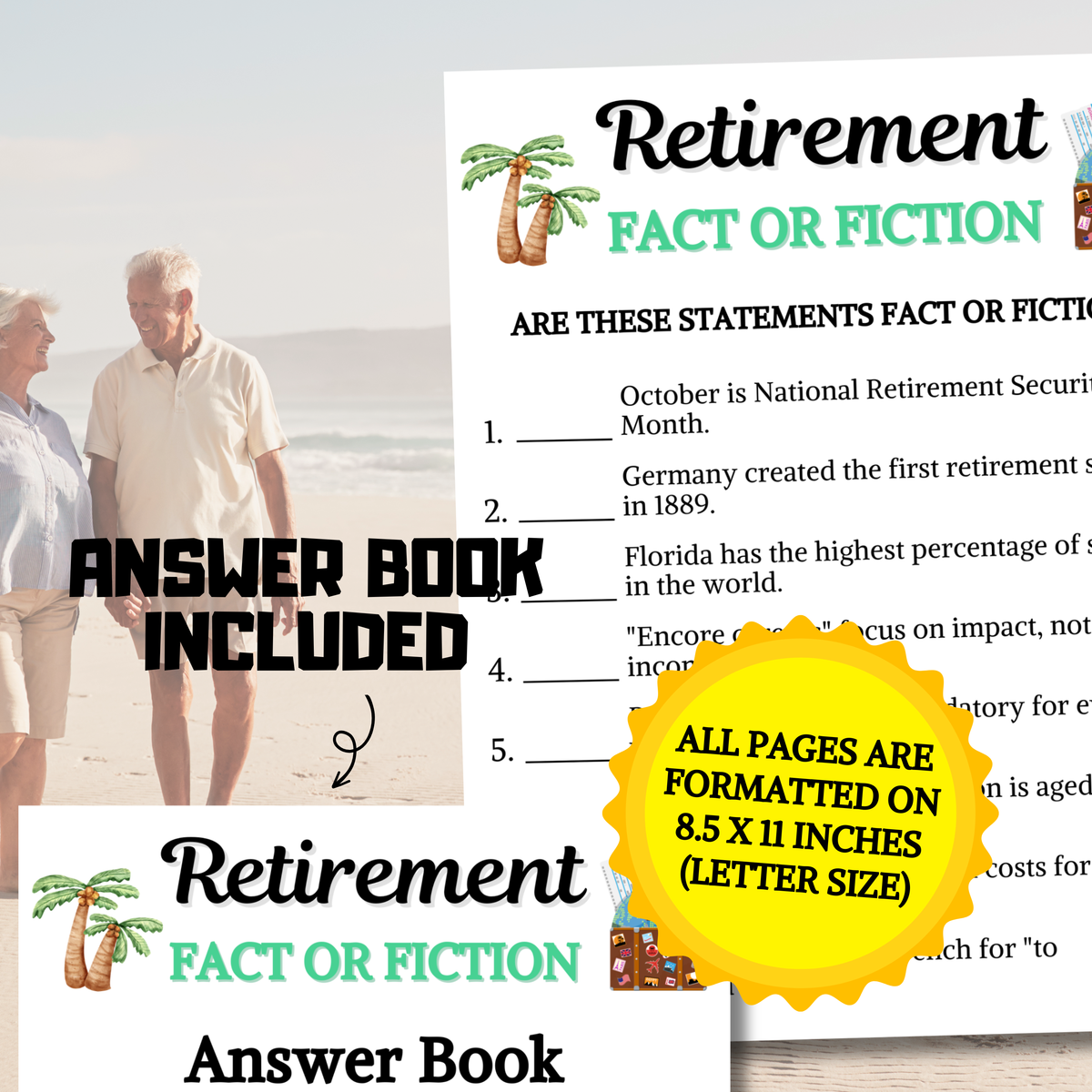 Retirement Fact or Fiction Game | Retirement True Or False Game